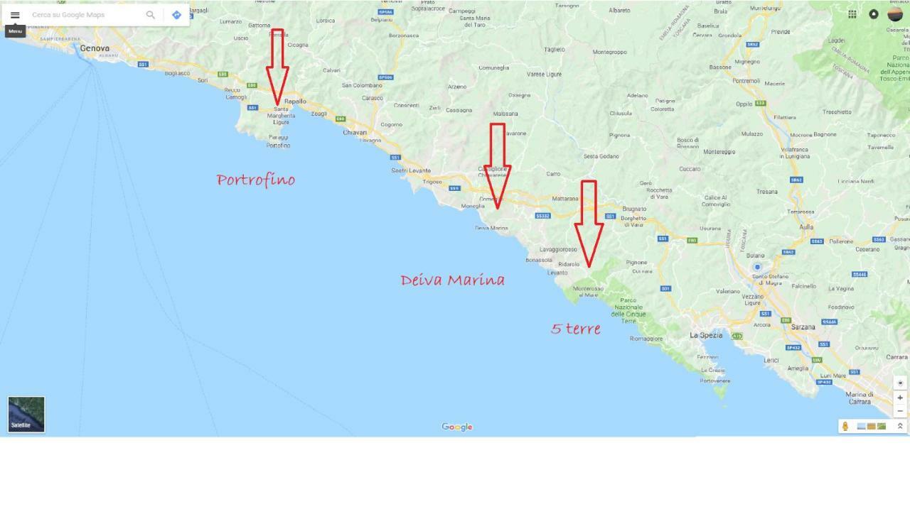 Appartamento 50Mt Dal Mare E Dalla Stazione Deiva Marina Dış mekan fotoğraf